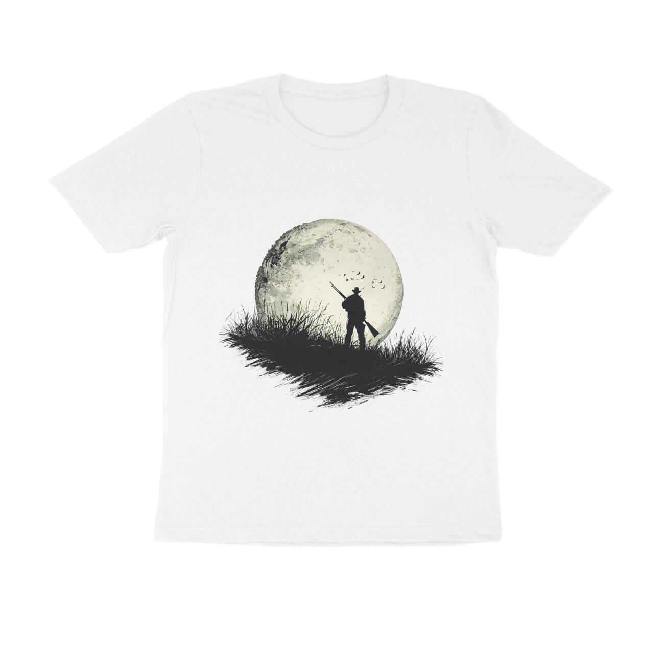 Men's Printed Multicolour Half Sleeve Round Neckoon T-Shirt