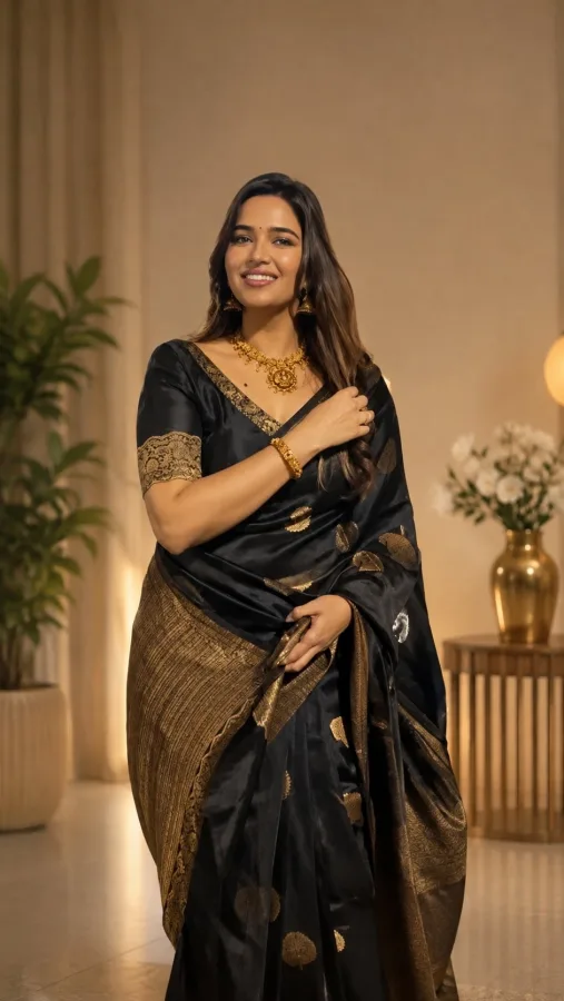 Women's Soft Silk Jacquard Saree | Elegant Rich Pallu Designer Saree
